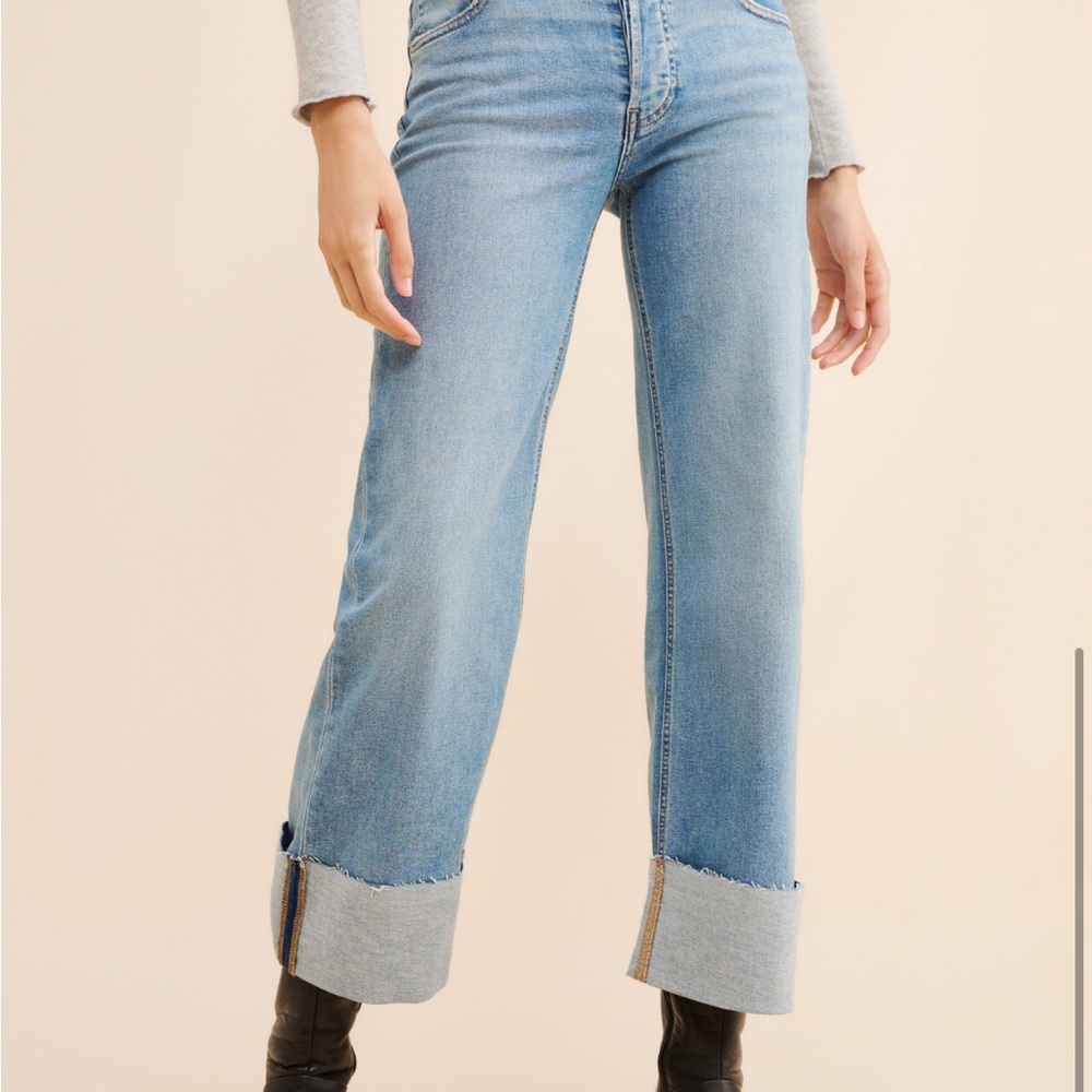 Hudson Jeans Light Blue Straight Leg Women's Jeans